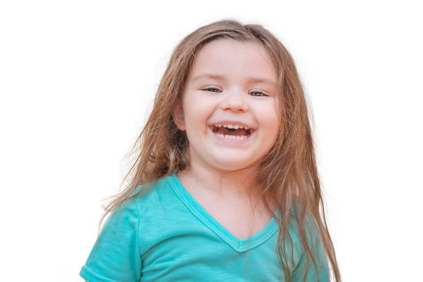 istock Portrait of a child isolate 1305886778
