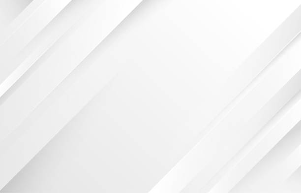illustrazioni stock, clip art, cartoni animati e icone di tendenza di grigio e bianco diagonale linea architettura geometria tech astratto sottile vettore di sfondo. - metallo immagine