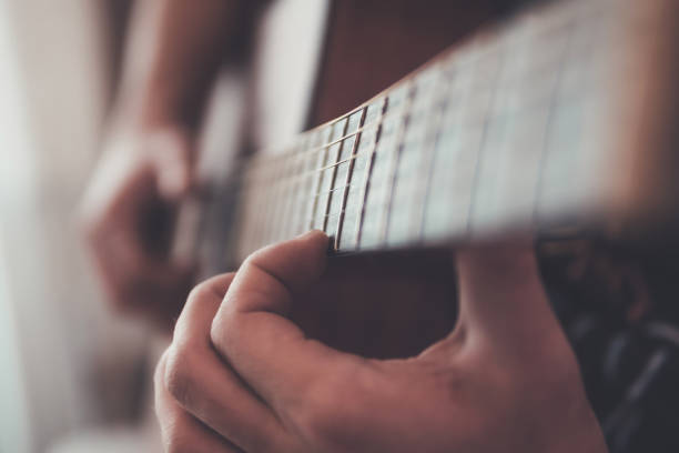 istock close up of a guitar 1305907061
