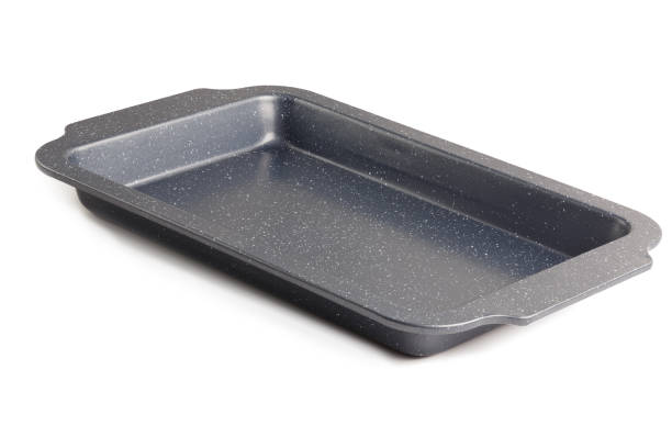 istock cheap thin oven-tray isolated on white background, new 1305909732
