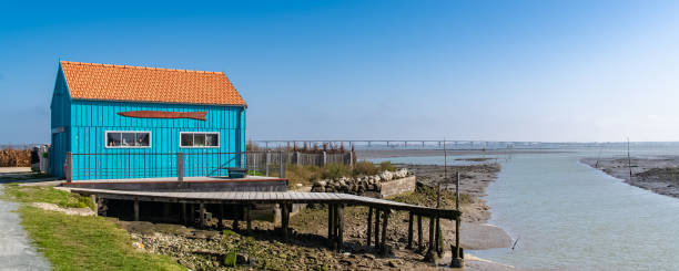 istock Oyster huts on the Oleron island 1305911737