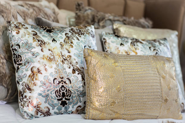 istock Elegant and luxury decorative pillows 1305912675