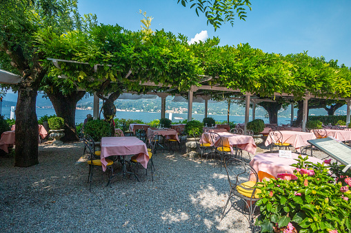 Privately owned Terrazza Florence Restaurant in Bellagio on Lake Como, Italy