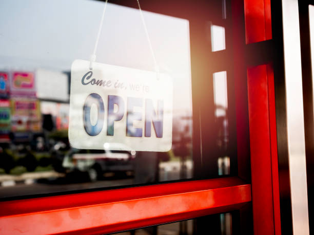 istock Welcome sign with word 