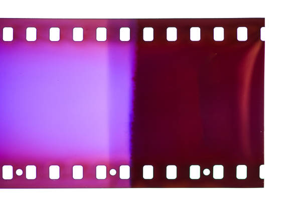 istock Dusty and grungy 35mm film negative 1305934948