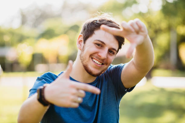 istock Portrait of a young man 1305939954