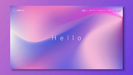 Html Ui Background Ui Background Design For Website Landing Page Background Stock ...