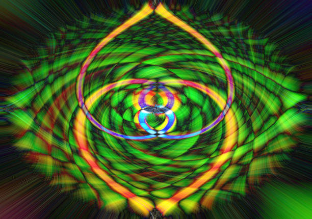 istock Illustration Variety colors made with the twirl effect for background. The abstract background consists of fractal color texture and is suitable for use in projects on imagination and design. 1305941626