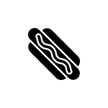 Hot Dog icon in vector. Logotype