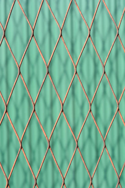 istock Metal fence detail 1305943560