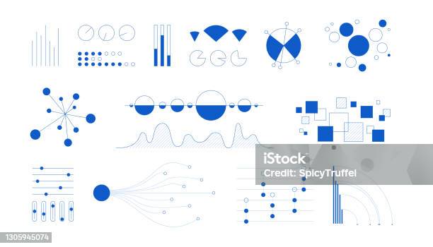 Compact Information Visual Minimal Infographic Simple Schemes And Diagrams For Information ...