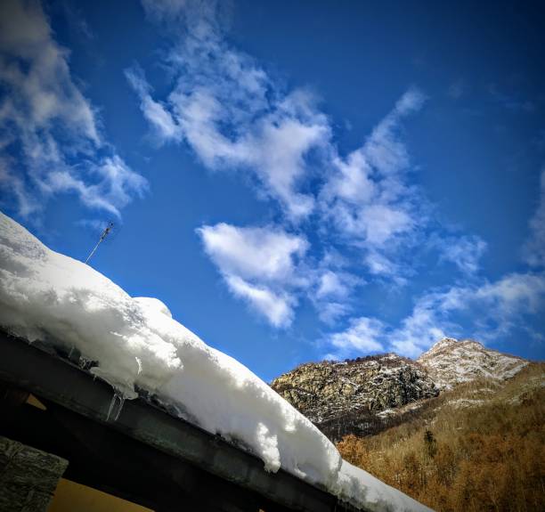 Landscape view in Alagna Valsesia