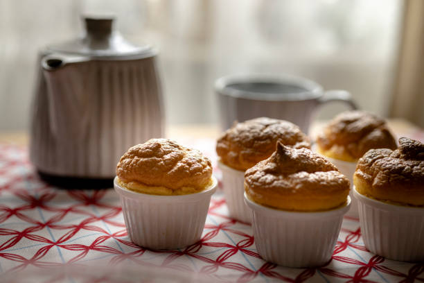 homemade souffle and afternoon tea