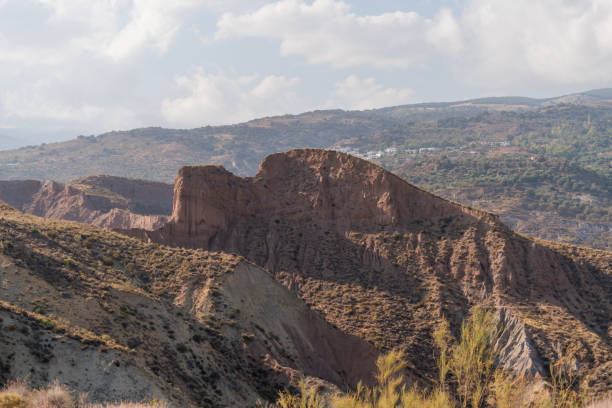 istock mountainous and eroded landscape in southern Spain 1305952545