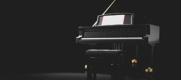 istock Classic grand piano keyboard 1305960660