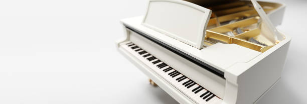 istock Classic grand piano keyboard 1305960701
