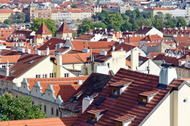 istock A small  streets in the old town 1305960807