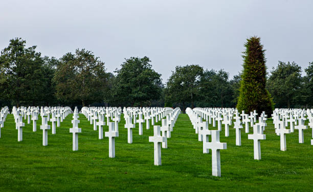 istock military cemetery in Normandy 1305964804