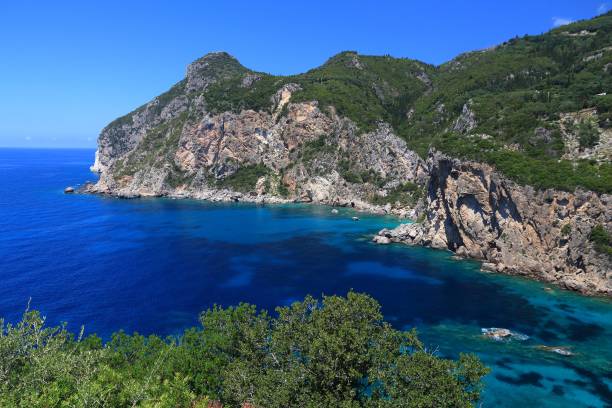 istock Beautiful Greece - Paleokastritsa, Corfu 1305966710
