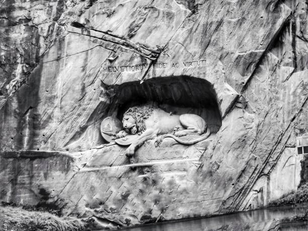 Lion of Lucerne in Switzerland