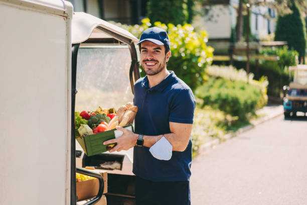 istock Express food delivery during pandemic 1305976579