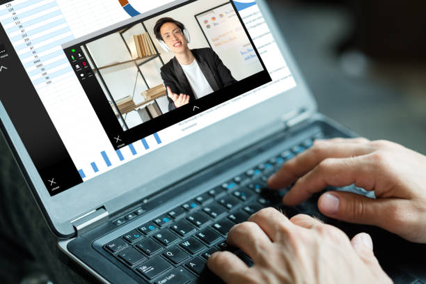 istock video chat online education laptop screen coach 1305981558