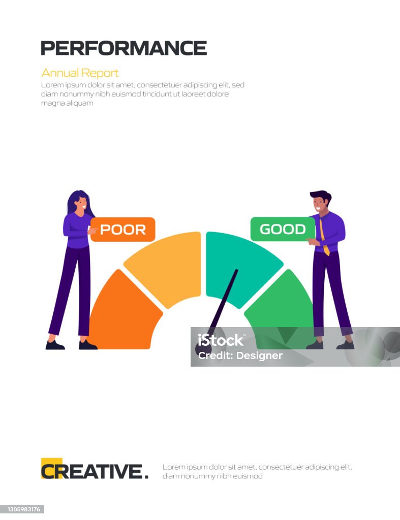 Performance Concept Flat Design For Posters Covers And Banners Modern ...