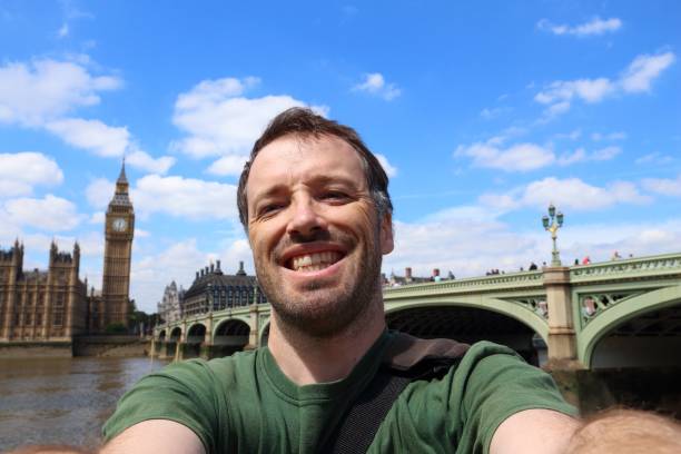 istock Selfie in London UK 1305985804