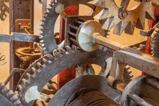 The toothwheel - detail of clockwork