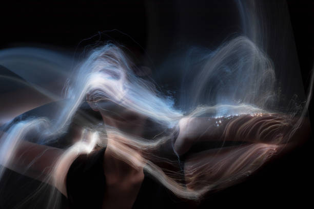istock light painting portrait 1305987238