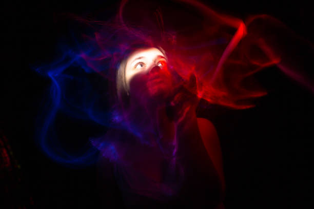 istock light painting portrait 1305987275