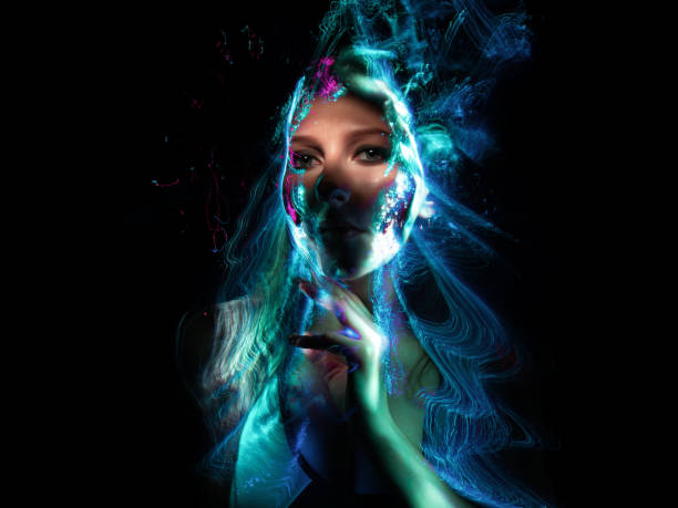 istock light painting portrait 1305987289