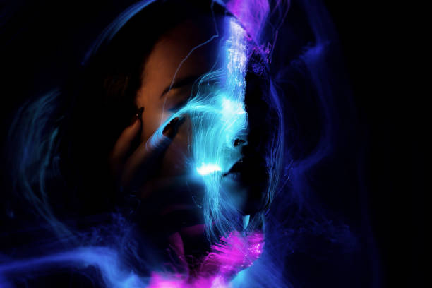 istock light painting portrait 1305987304