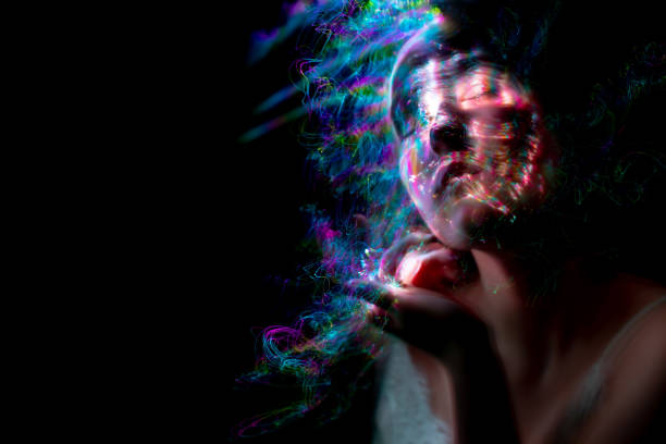 istock light painting portrait 1305987318