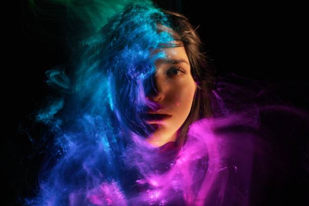 istock light painting portrait 1305987380