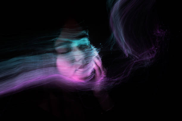 istock light painting portrait 1305987407