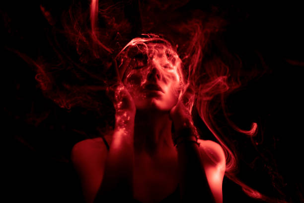 istock light painting portrait 1305987425
