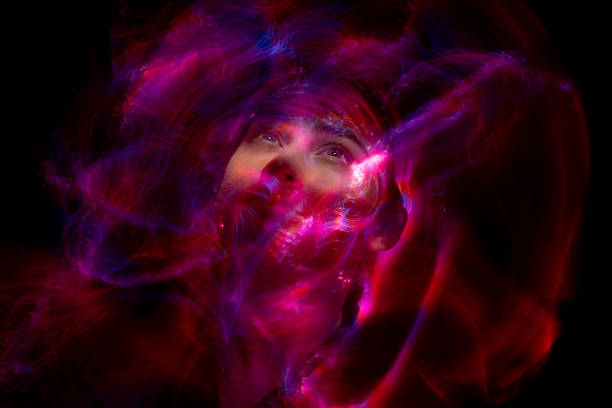 istock light painting portrait 1305987460