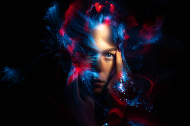 istock light painting portrait 1305989374