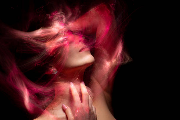 light painting portrait