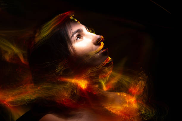 istock light painting portrait 1305989448
