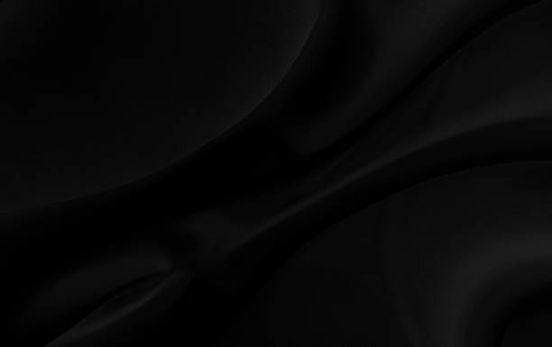 istock Black gray satin dark fabric texture luxurious shiny that is abstract silk cloth background with patterns soft waves blur beautiful. 1305990905