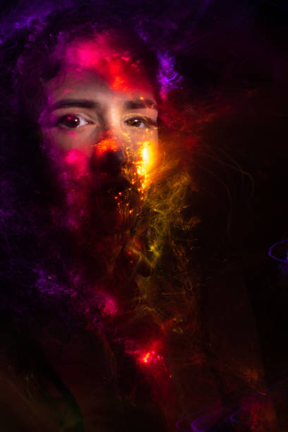 istock light painting portrait 1305991194