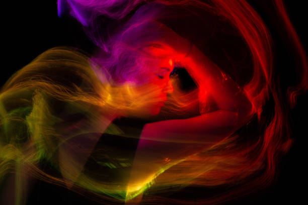 istock light painting portrait 1305991735