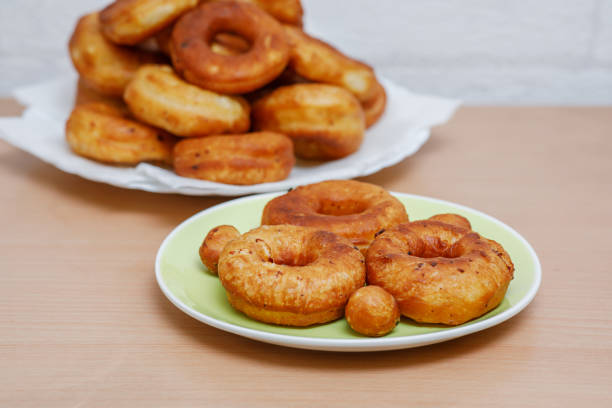 istock Traditional pastries. Homemade donuts. 1305991752