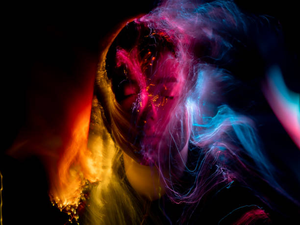 istock light painting portrait 1305991756