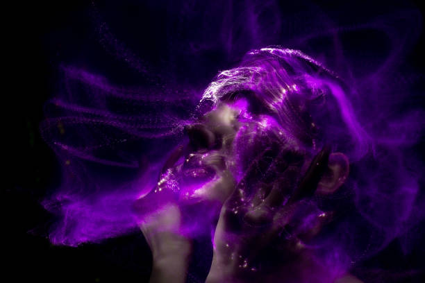 istock light painting portrait 1305991847