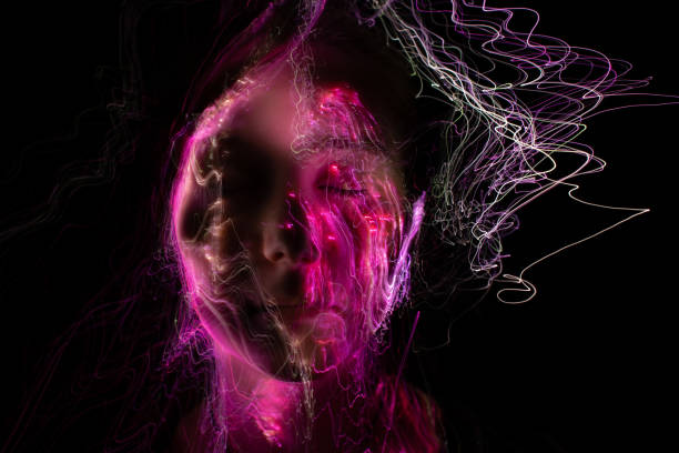 istock light painting portrait 1305993436
