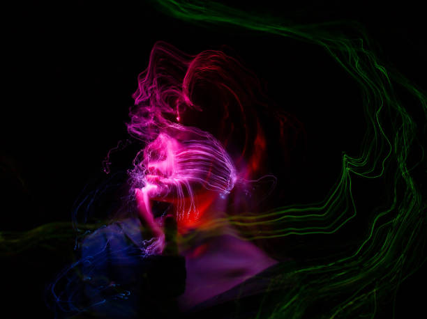 istock light painting portrait 1305993454