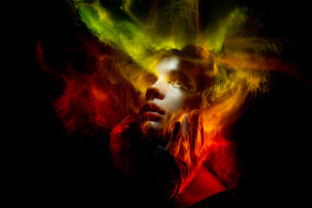 istock light painting portrait 1305993461